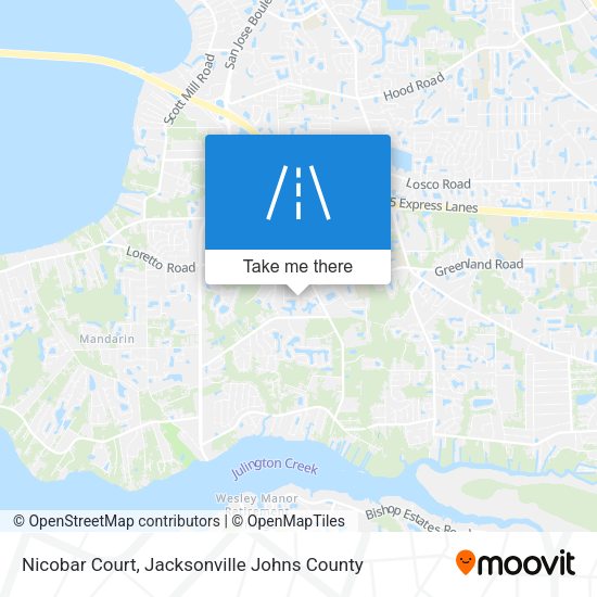 Mapa de Nicobar Court