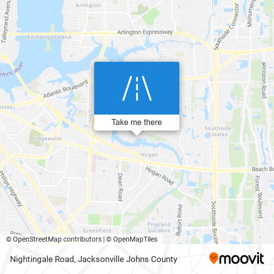 Mapa de Nightingale Road