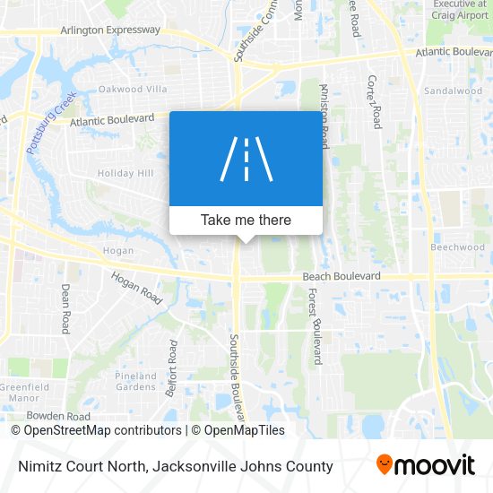 Nimitz Court North map
