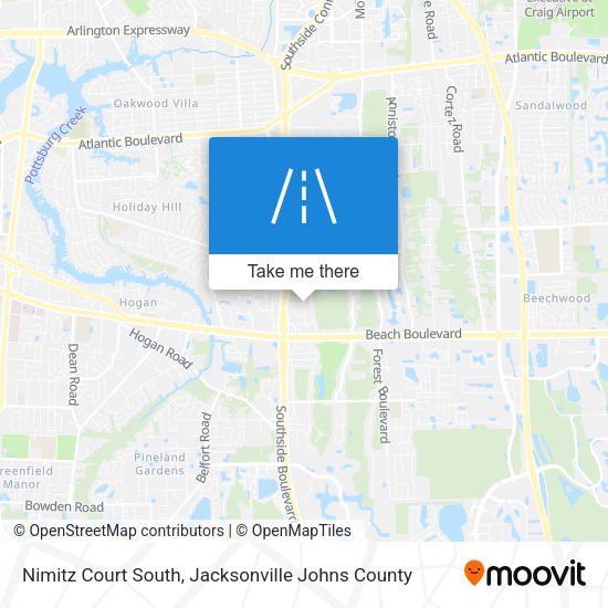 Nimitz Court South map