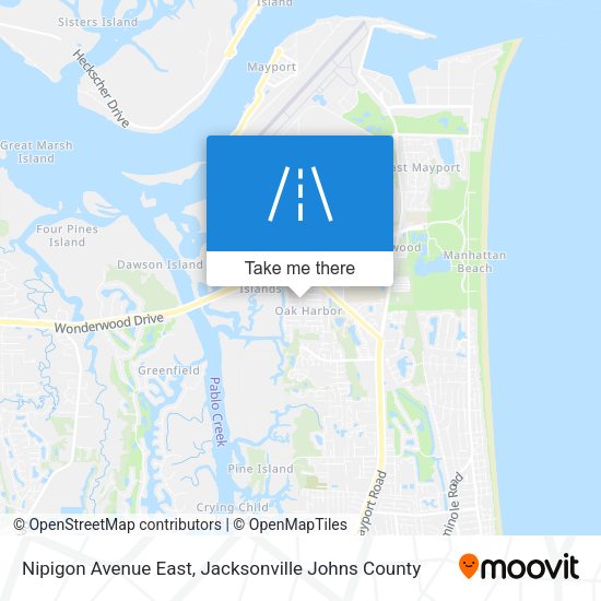 Nipigon Avenue East map