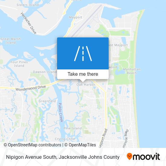 Nipigon Avenue South map