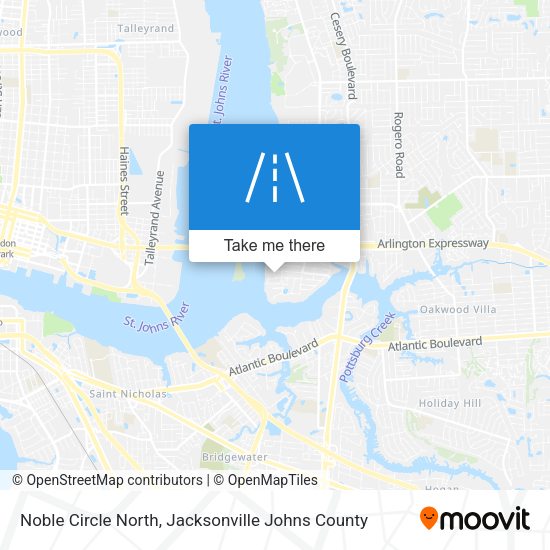 Noble Circle North map