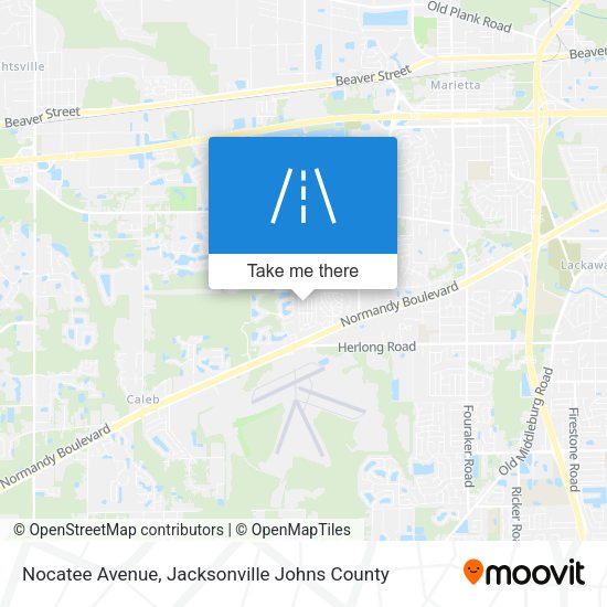 Nocatee Avenue map