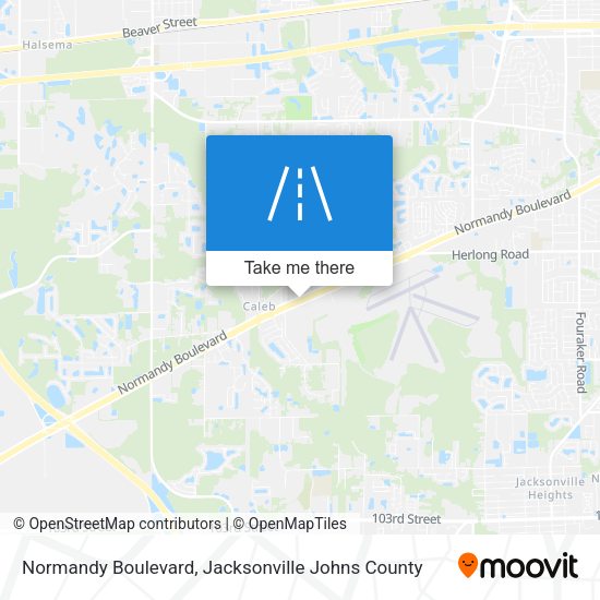 Mapa de Normandy Boulevard