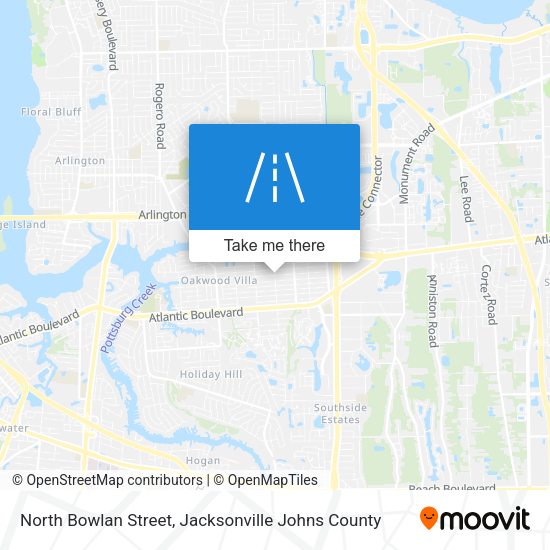 Mapa de North Bowlan Street
