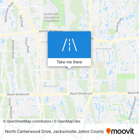 Mapa de North Canterwood Drive