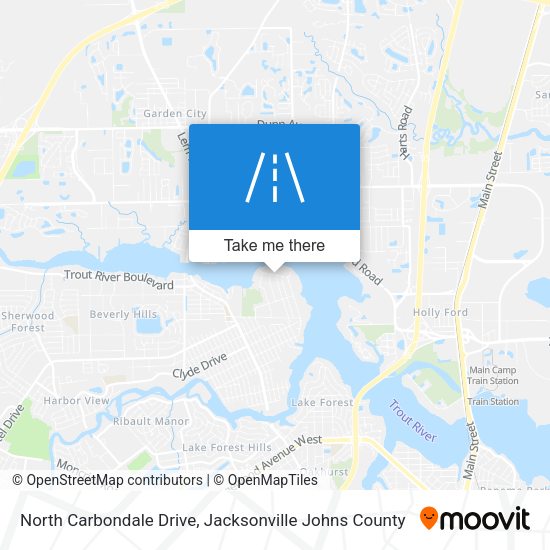 North Carbondale Drive map