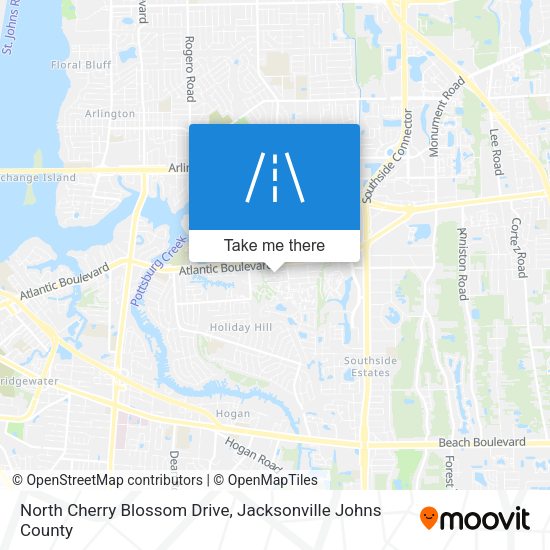 Mapa de North Cherry Blossom Drive