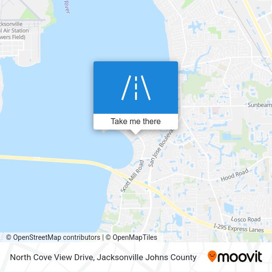 North Cove View Drive map
