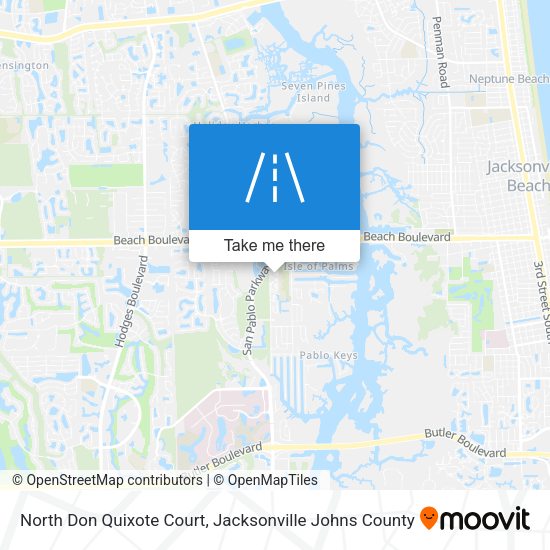 North Don Quixote Court map