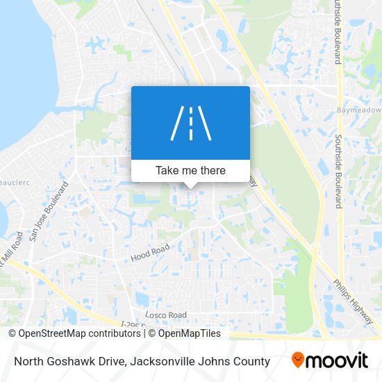 Mapa de North Goshawk Drive