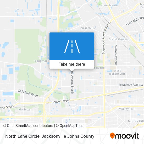 Mapa de North Lane Circle