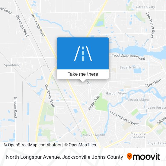 North Longspur Avenue map