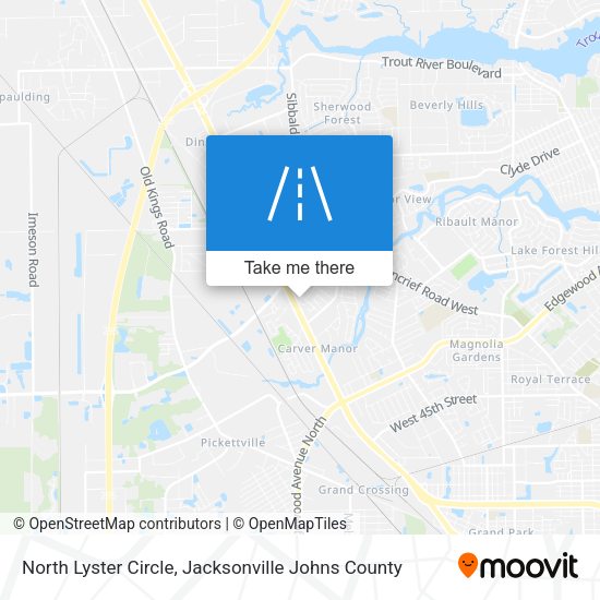 North Lyster Circle map