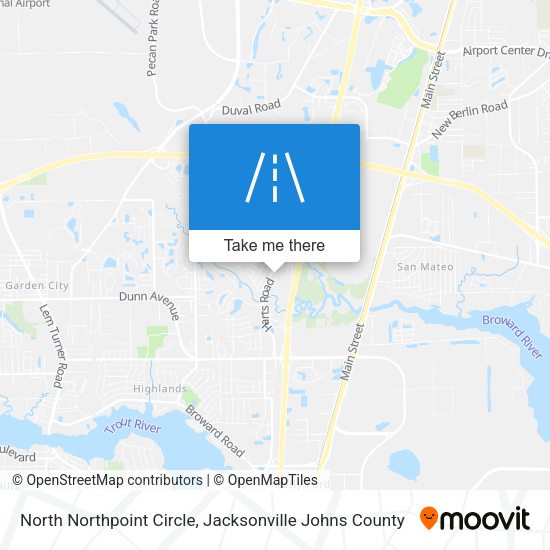 Mapa de North Northpoint Circle