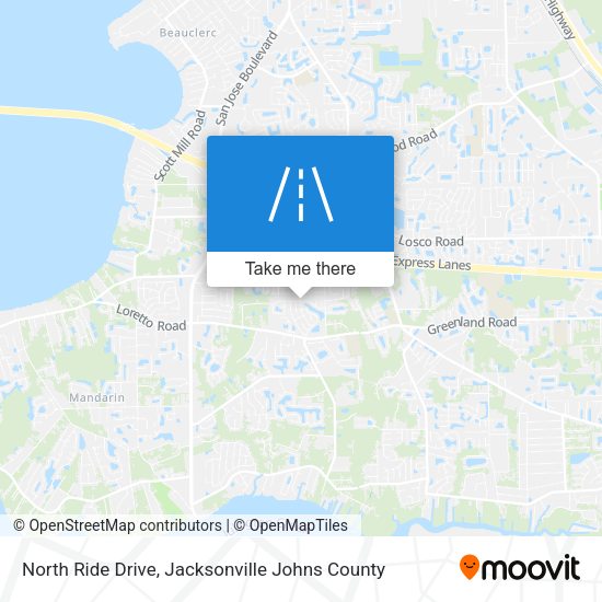Mapa de North Ride Drive