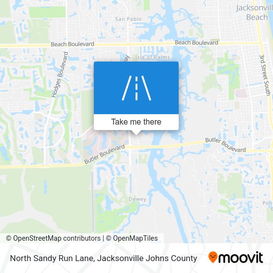 Mapa de North Sandy Run Lane