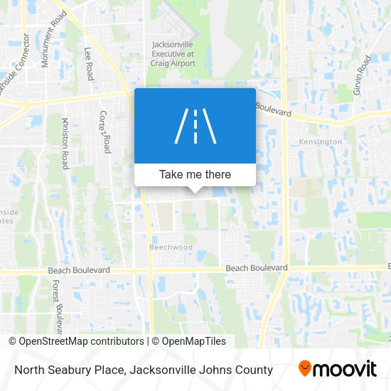 North Seabury Place map