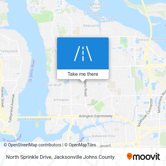North Sprinkle Drive map