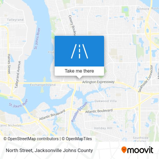 North Street map