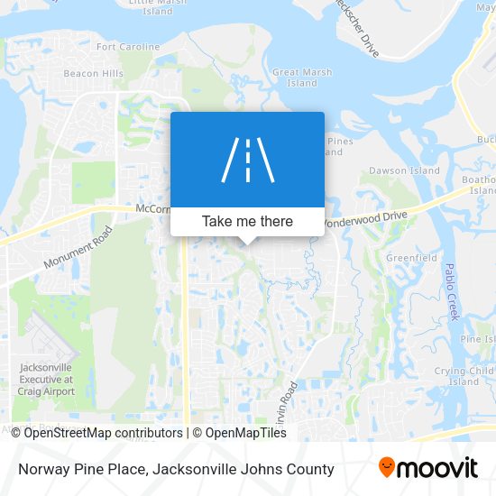 Mapa de Norway Pine Place