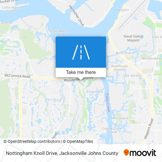 Nottingham Knoll Drive map