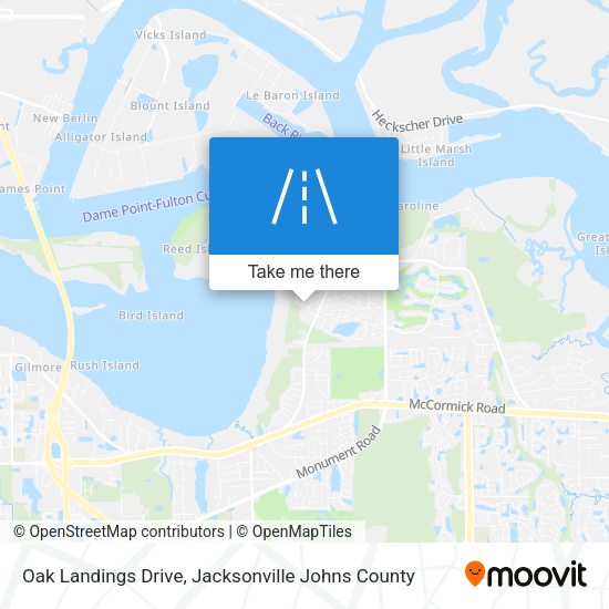 Mapa de Oak Landings Drive