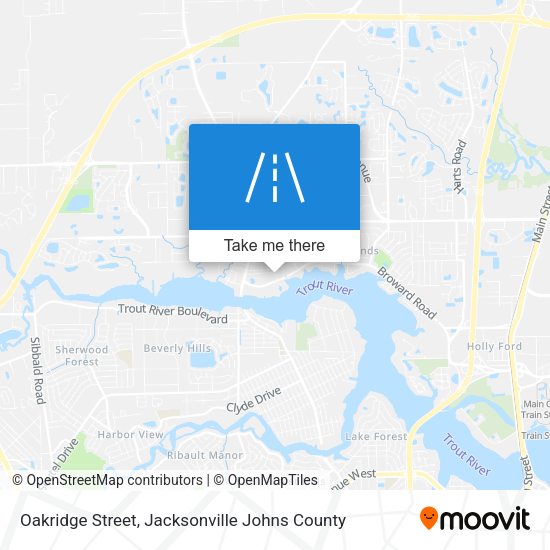 Mapa de Oakridge Street