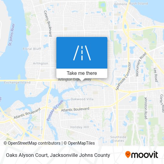 Oaks Alyson Court map