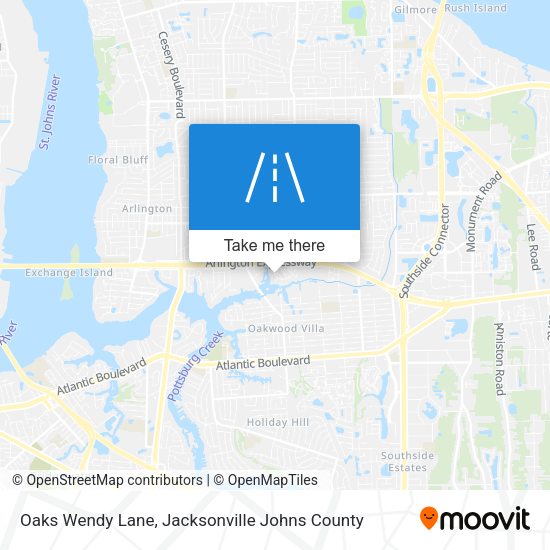 Mapa de Oaks Wendy Lane