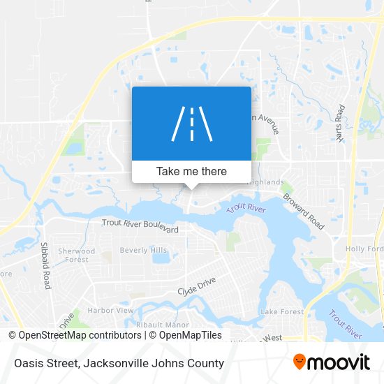 Oasis Street map