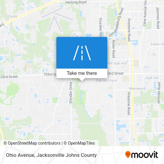 Ohio Avenue map