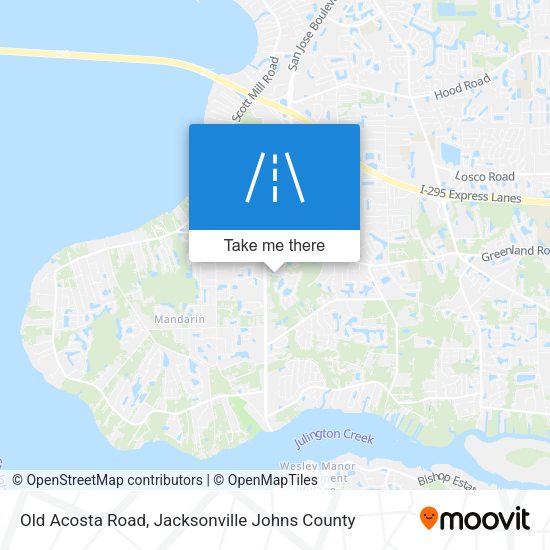 Mapa de Old Acosta Road