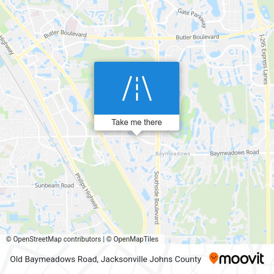 Mapa de Old Baymeadows Road