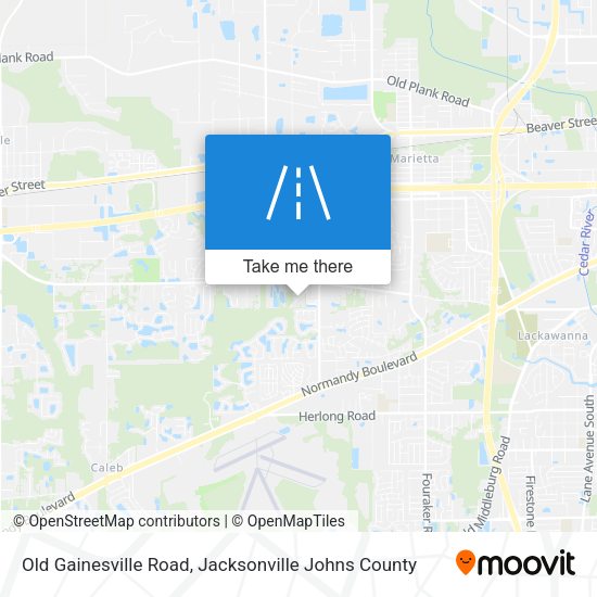 Mapa de Old Gainesville Road