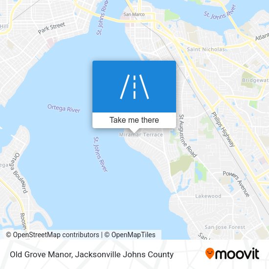 Old Grove Manor map