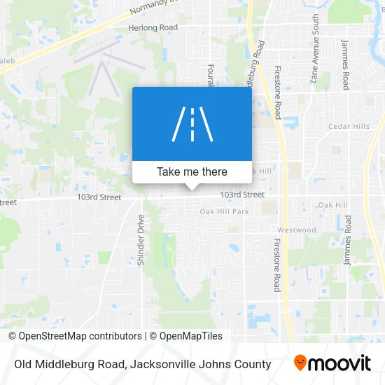 Mapa de Old Middleburg Road