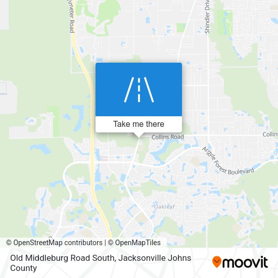 Mapa de Old Middleburg Road South