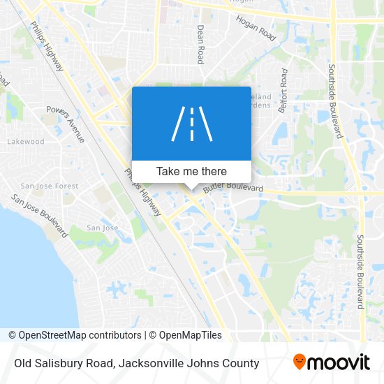 Mapa de Old Salisbury Road