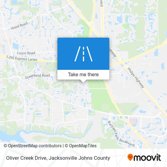 Oliver Creek Drive map