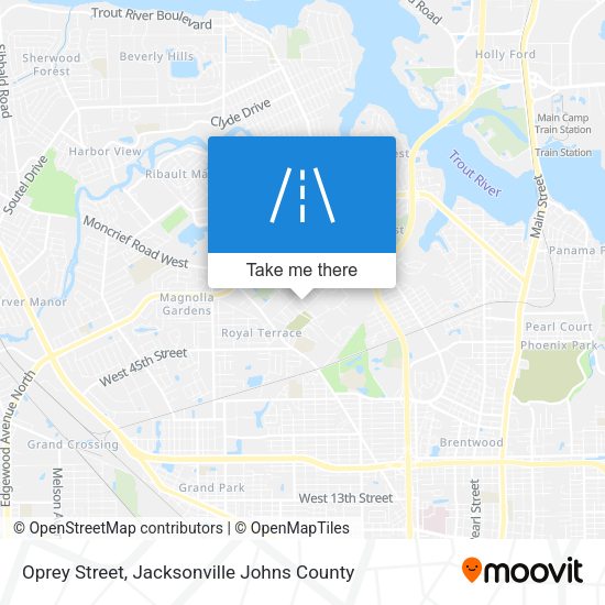 Mapa de Oprey Street