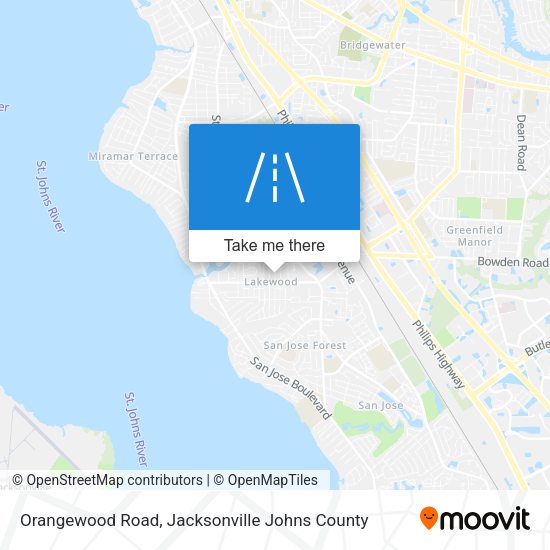 Mapa de Orangewood Road