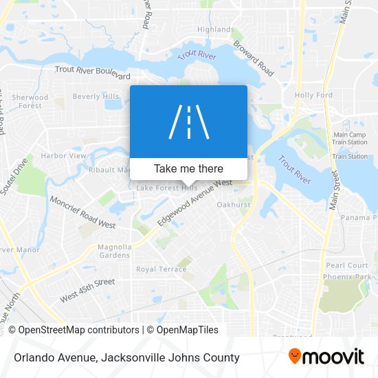 Orlando Avenue map