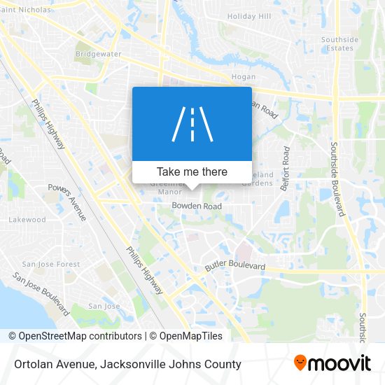 Ortolan Avenue map