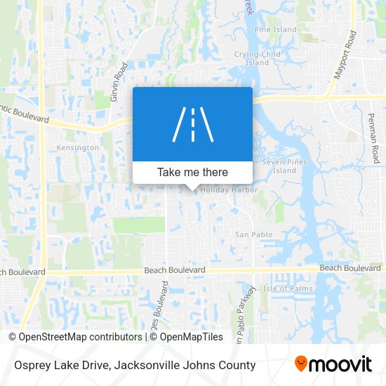 Mapa de Osprey Lake Drive