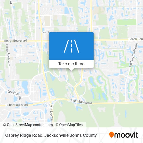 Osprey Ridge Road map