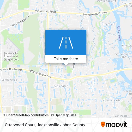 Otterwood Court map