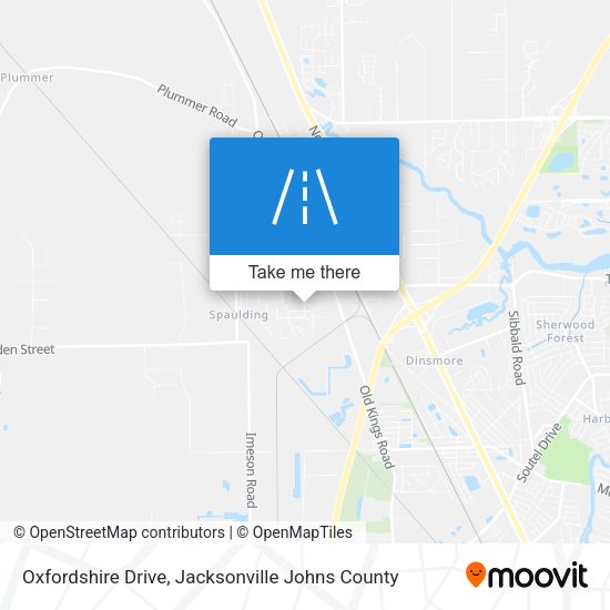 Oxfordshire Drive map