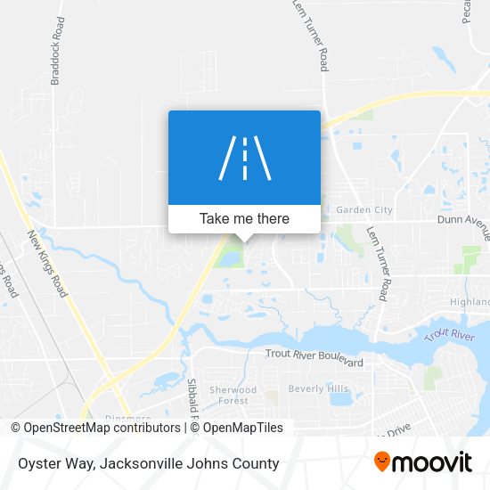 Oyster Way map